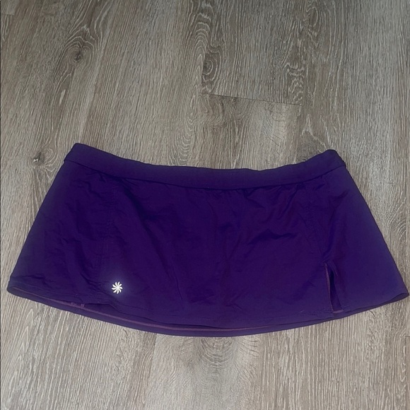 Athleta swim purple skirt bottoms size large - Picture 1 of 9